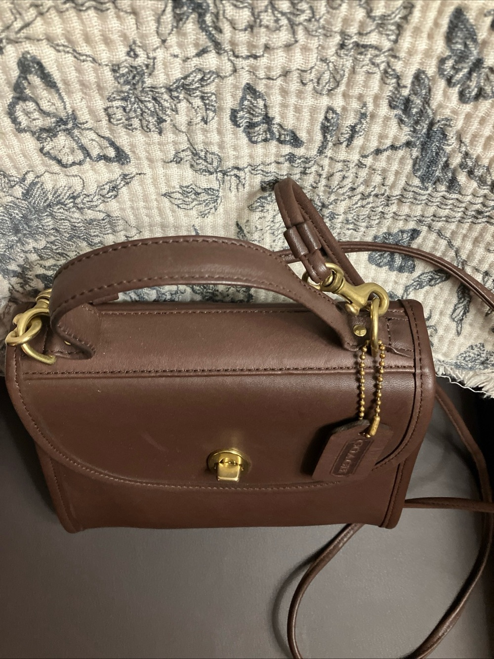 Coach Vintage Regina Crossbody Bag 9983 Mahogany - Picture 8 of 11